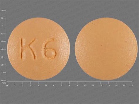 Round Orange K 6 Images Cyclobenzaprine Hydrochloride
