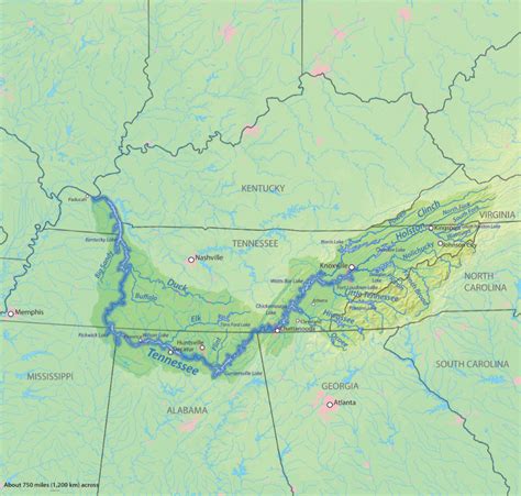 Tennessee Valley And The Tennessee Valley Authority Landscapes And