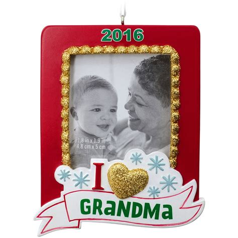 Hallmark Grandkids And Grandma Photo Frame Ornament