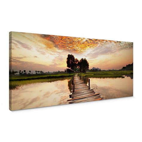 To The Other Side Panorama Canvas Print Wall