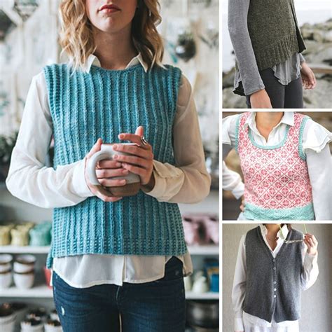 12 Best Vest Knitting Patterns — Blognobleknits Knit Vest Pattern