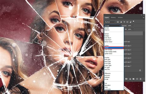 how to create a broken mirror effect in photoshop ultimate guide