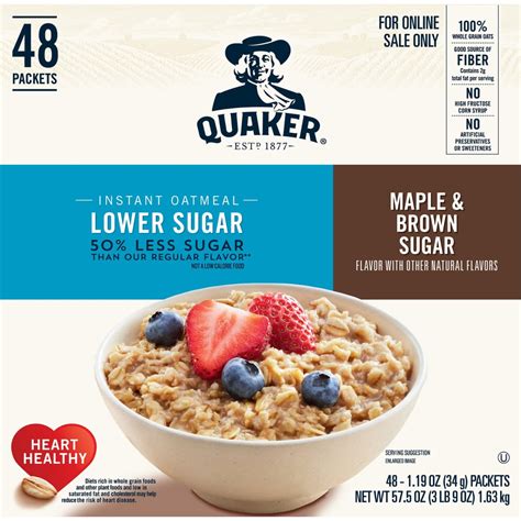 For an oatmeal bath you can use unflavored instant oatmeal, quick oats, or regular slow cooking oats. Quaker Oatmeal Nutrition Facts Maple And Brown Sugar High Fiber | Blog Dandk