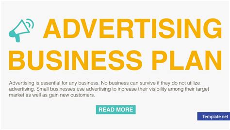 4 Advertising Business Plan Templates Word