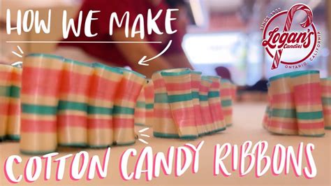How We Make Cotton Candy Ribbon Candies The Old Fashioned Way By Hand