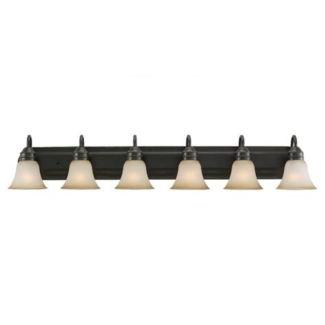 Find bathroom vanity lighting at wayfair. Sea Gull Lighting Gladstone 6-Light Heirloom Bronze Vanity ...