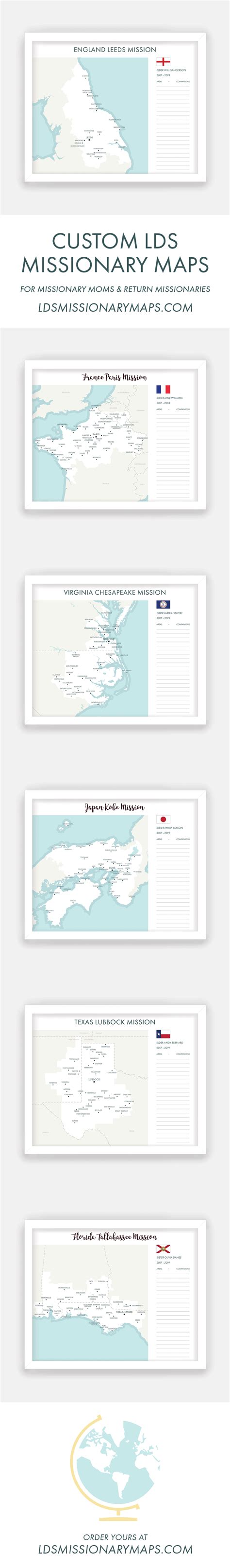 Custom Lds Missionary Maps Perfect For Missionary Moms