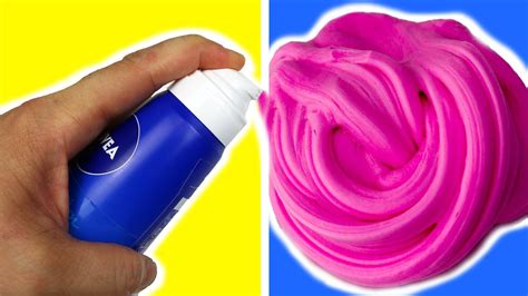 How To Make Fluffy Cotton Candy Slime No Shaving Cream Youtube