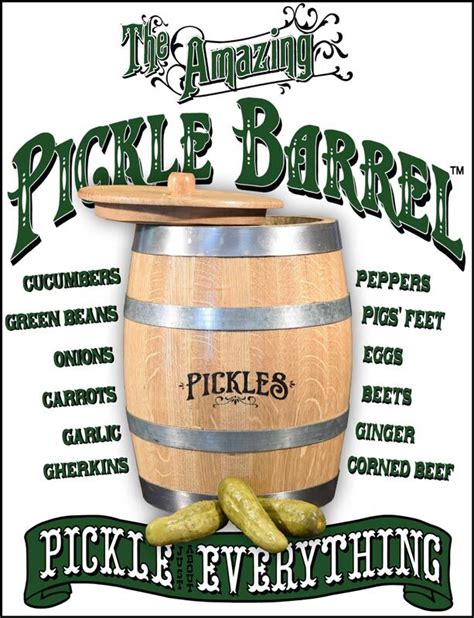 The Amazing Pickle Barrel Itsthoughtful