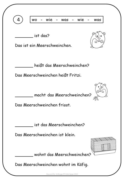 German Language Worksheets For Beginners Language Worksheets