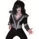 Ce déguisement rock star homme noir argent style kiss, années 80 voir vidéo comprend la combinaison en tissu qualité supérieure à paillettes sequin. Déguisement Rock Star homme luxe : achat Déguisement Kiss ...
