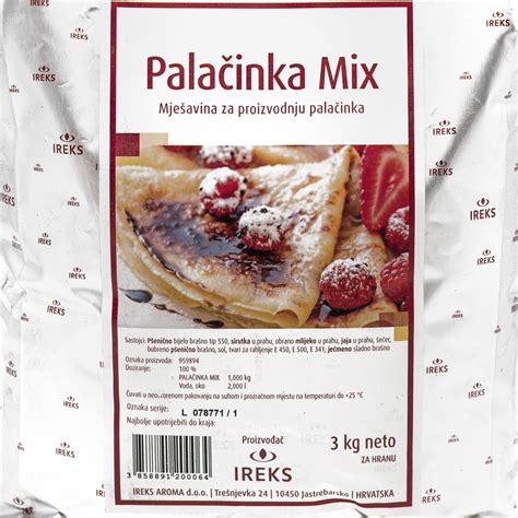 Palačinka Mix Smjesa Za Palačinke 3kg Pert Webshop