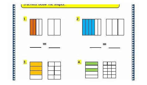 Grade 3 Maths Worksheets: (7.5 Equivalent Fractions) - Lets Share Knowledge