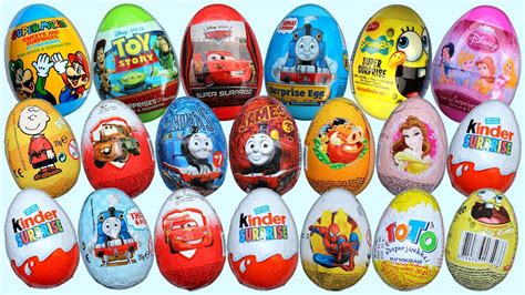 6 Kinder Surprise Eggs Toys From 90s Youtube