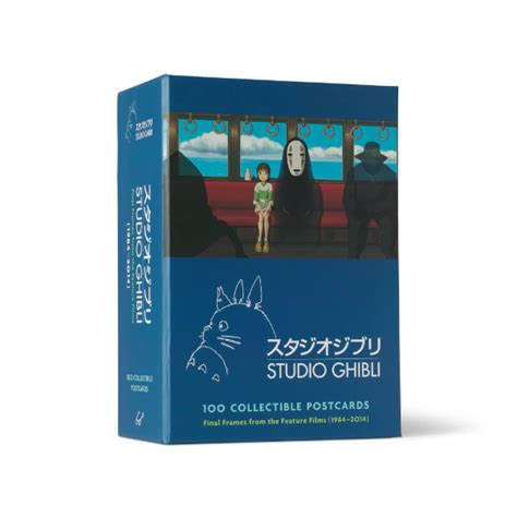 Studio Ghibli 100 Collectible Postcard Box Newtownhq