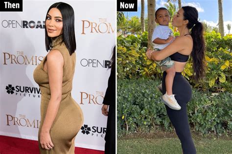 kim kardashian ‘has had fillers removed say fans who spot her slimmed down bum in new pic the