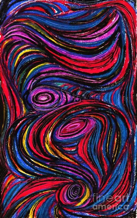Curved Lines 9 Painting By Sarah Loft