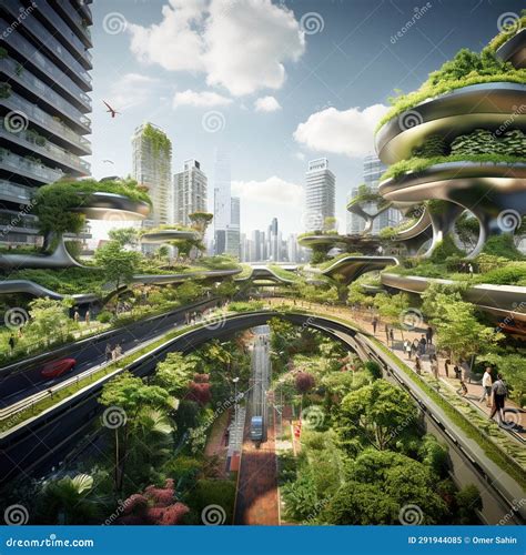 The Verdant Revolution: Pioneering Green Innovation Stock Image - Image