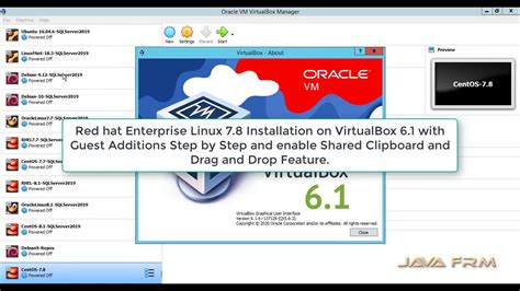 Red Hat Enterprise Linux 78 Installation On Virtualbox 61 With Guest