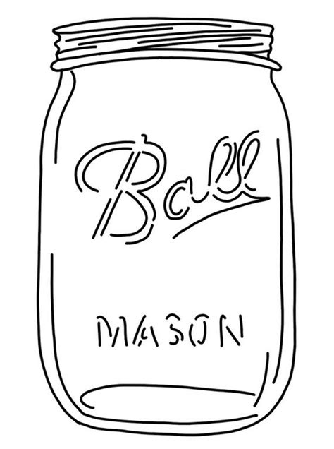 Download High Quality Mason Jar Clipart Hand Drawn Transparent Png