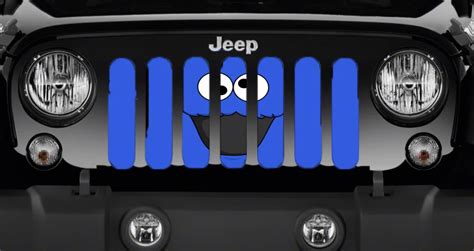 Jeep Wrangler Grille Insert Cookie Monster 87 95 Jeep Wrangler Yj