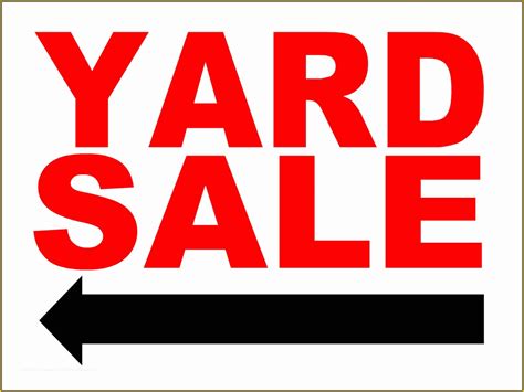 Free Printable Yard Sale Signs Printable World Holiday