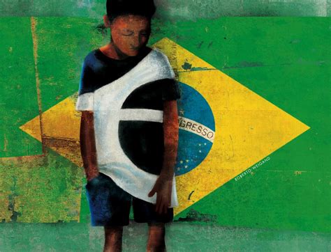 Fine Arts Rowe Estúdio Arte De Rua Bandeira Do Brasil Exclusão Social