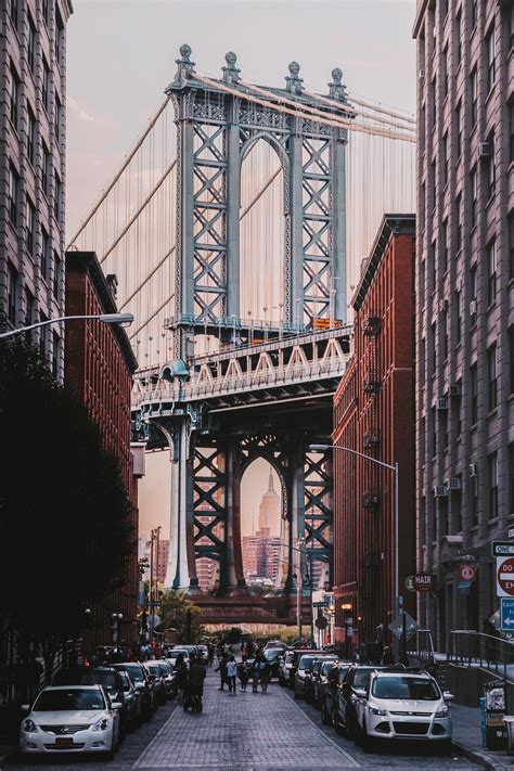 Brooklyn Bridge Iphone Wallpaper Manhattan New York City Manhattan