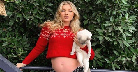 Supermodel Elsa Hosk Shares Pregnancy Update Along With New Bump Photos Sexiz Pix