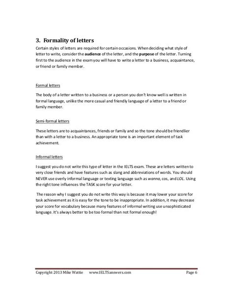 Formal Letter Structure Ielts How To Write A Formal Letter Ielts Achieve