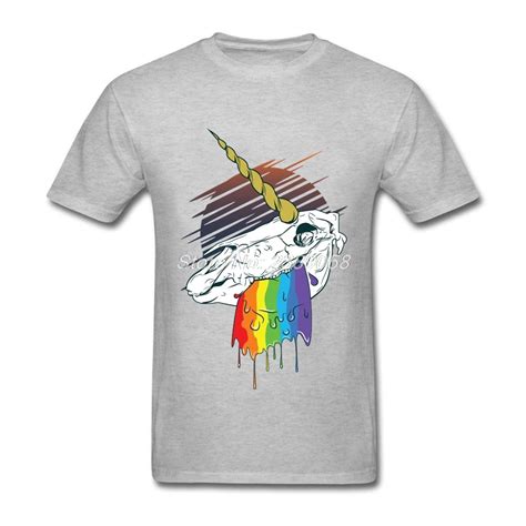 New Men T Shirt Custom Made Rainbow T Shirts Design Death