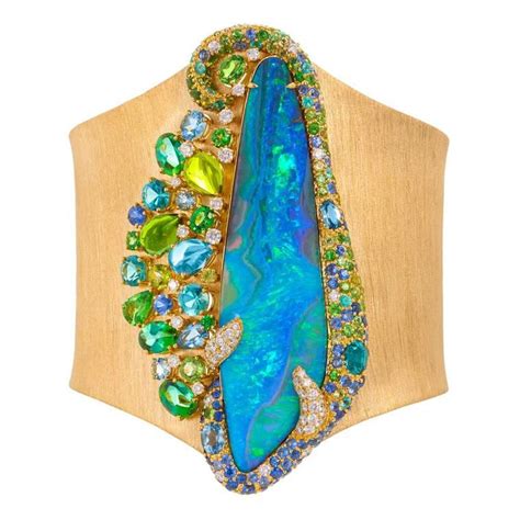 Well you're in luck, because here they come. The natural beauty of Margot McKinney's jewels | Opal cuff ...
