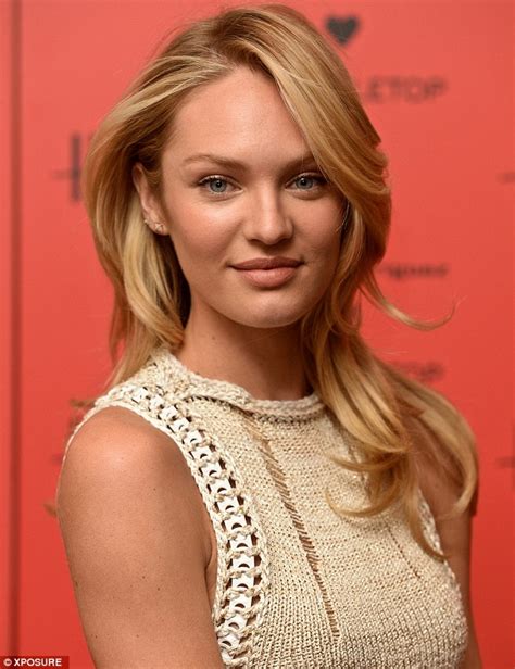 Candice Swanepoel Wears Nude Knitted Dress To Launch New Narciso