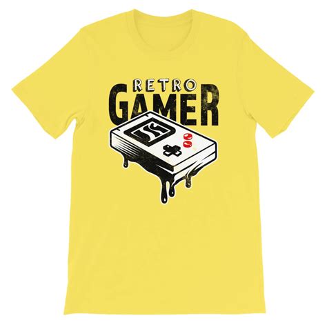 Retro Gamer Cool T Shirts Fabric Weights Polyester Fabric Games