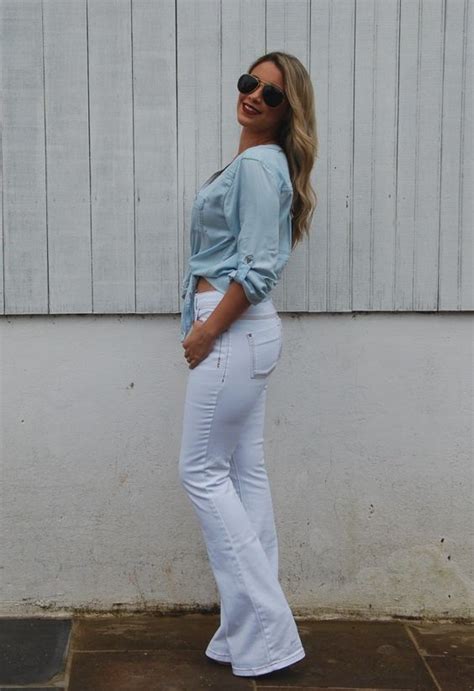 Flare Jeans Style Flair Jeans White Flared Jeans Wide Leg Jeans