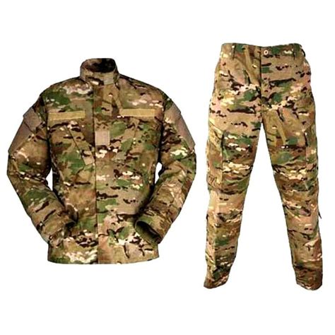 Multi Cam Camo Bdu Uniform Set Large Multicam Us Army Uniforms Uniform