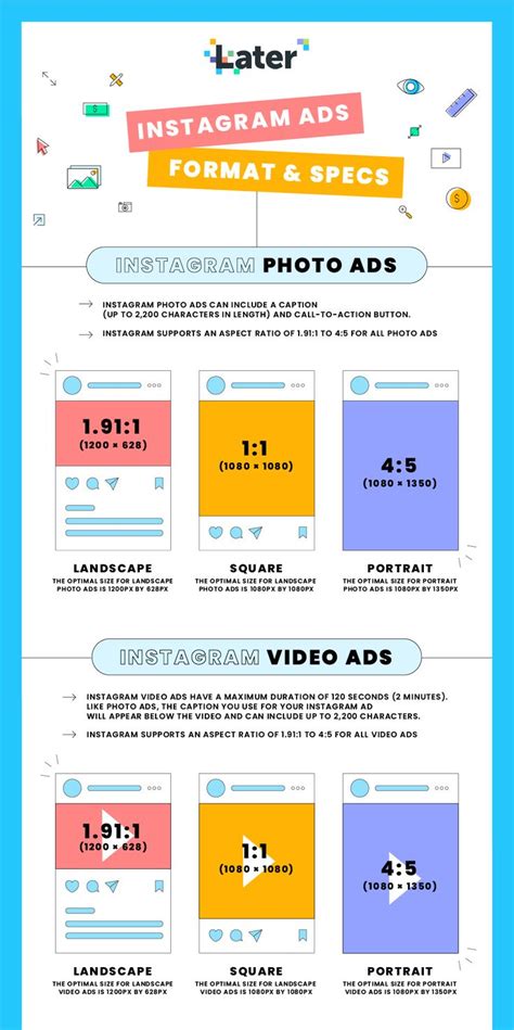 How To Master Your Instagram Photo Formats Infographic Instagram