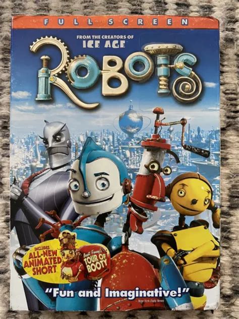 New Sealed Robots Dvd 2005 Full Screen Edition Rare Oop Fun Ice Age
