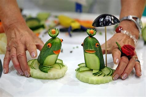 Coolest Tech Veggies Crafted In Carving Competition