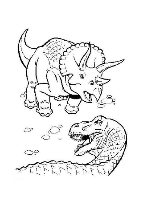 Download en print de kleurplaat en laat jouw kinderen tekenen. Dinosaurus17 - Dinosaurus Kleurplaten - Kleurplaat.com