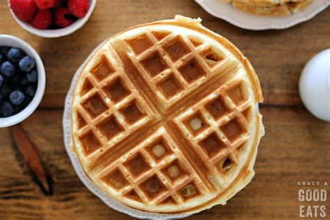 May 07, 2019 · preheat waffle maker. Fluffy Homemade Waffles Recipe (So Easy!) - Grace and Good ...