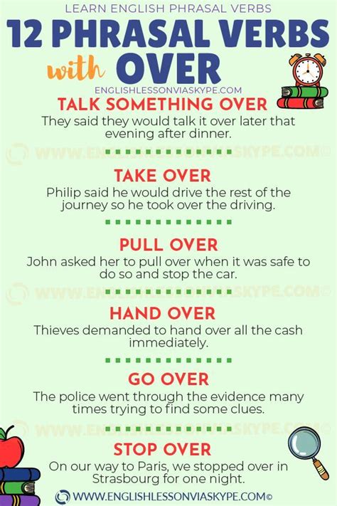 12 Phrasal Verbs With Over With Meanings Examples And Infographic