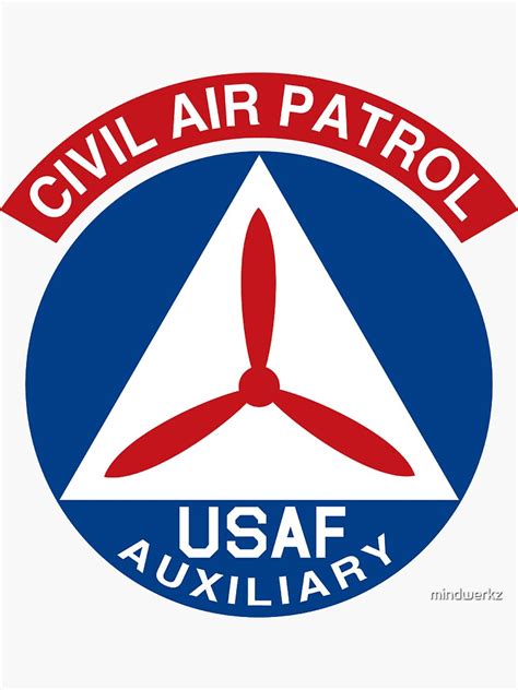 Civil Air Patrol Emblem Sticker For Sale By Mindwerkz Redbubble