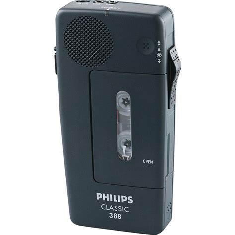 Philips Classic 388 Mini Cassette Recorder Lfh0388 00b Bandh Photo