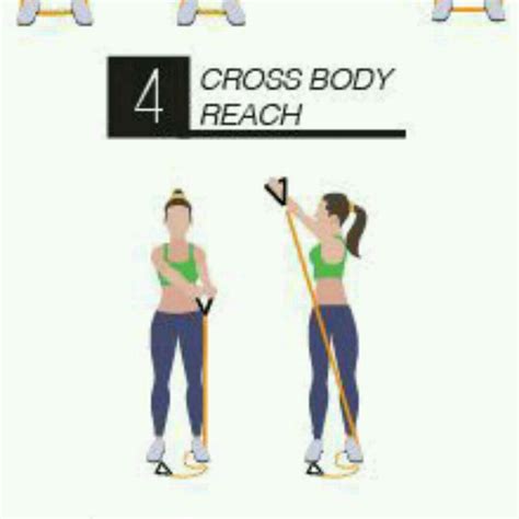 Cross Body Reach Exercise How To Workout Trainer By Skimble