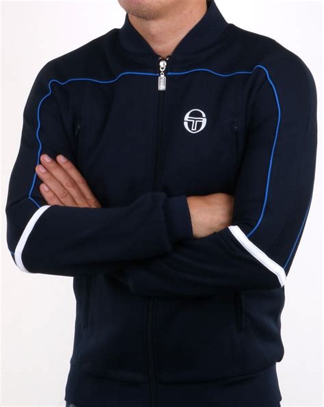 Sergio Tacchini Amiscora Track Top Navyroyal Mens Tracksuit Retro