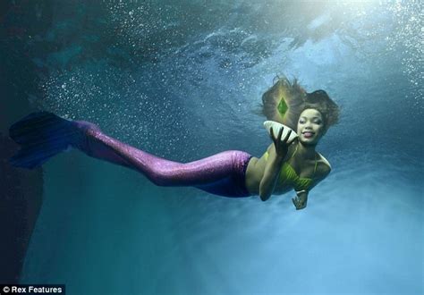 Dionne Bromfield Makes A Splash As Modern Day Mermaid In New Underwater