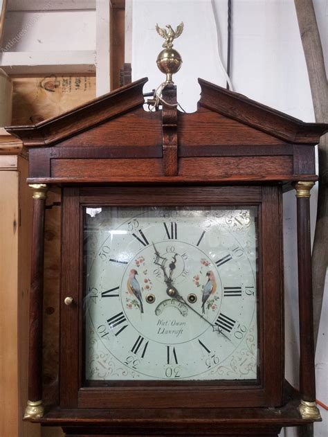 Antiques Atlas Watkin Owen Oak 8 Day Grandfather Clock