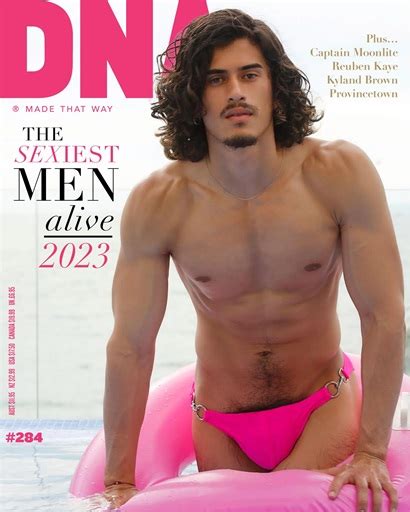 dna magazine dna 284 sexiest men alive 2023 back issue