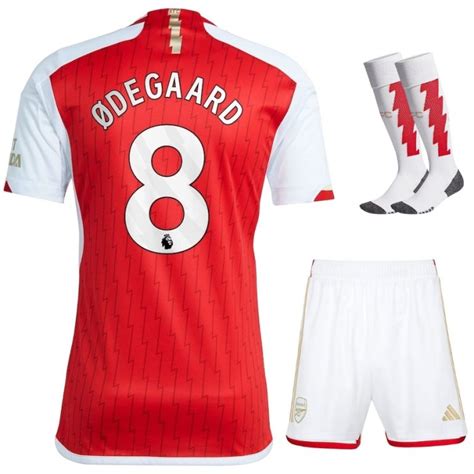 Maillot Kit Enfant Arsenal Domicile 2023 2024 Odegaard Foot Soccer Pro